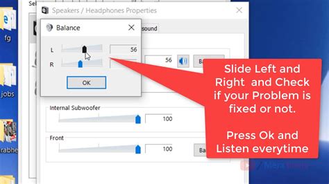 windows swap left right audio